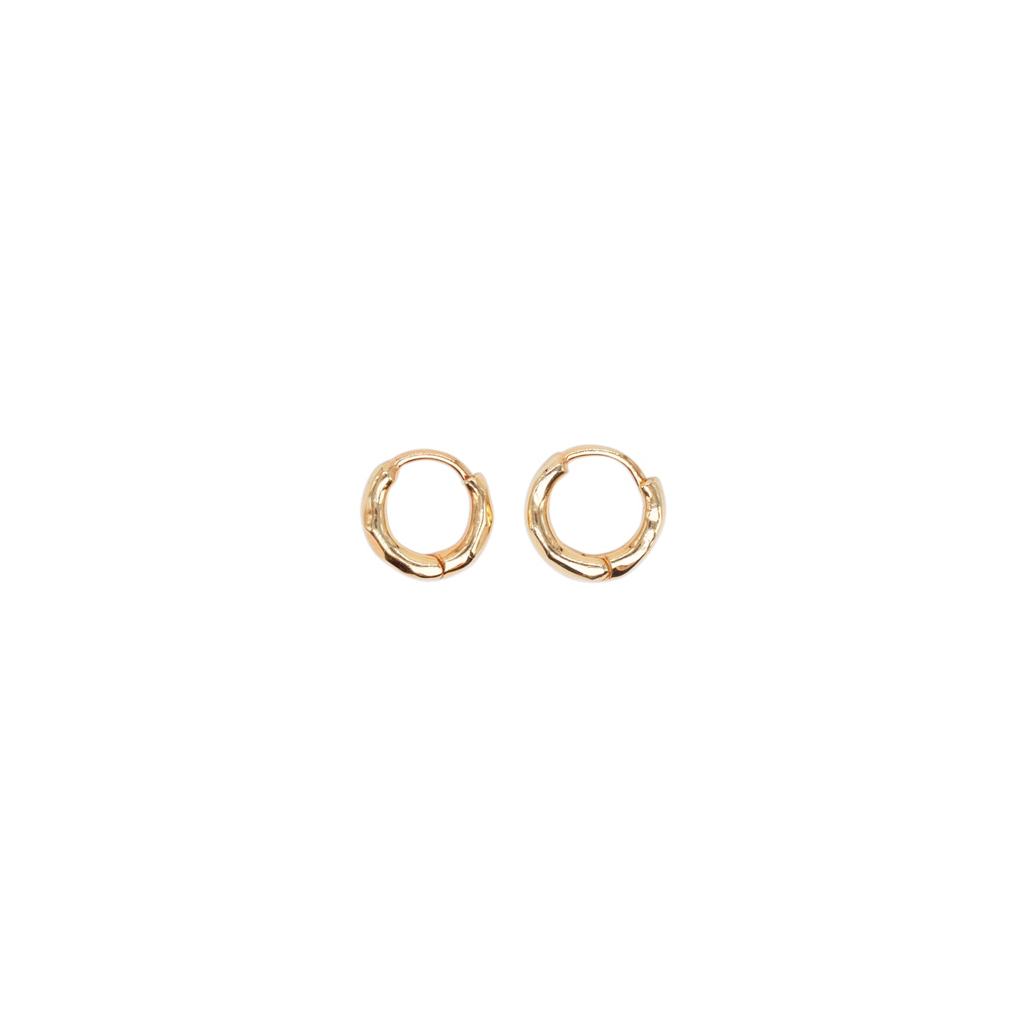 Claw Hoops Gold Plated Earrings - Jewel Rocks