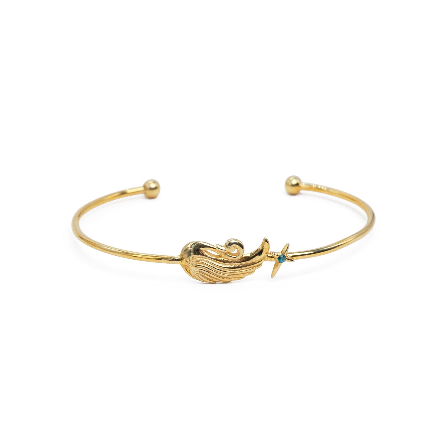Cosmic Swan Cuff - Jewel Rocks