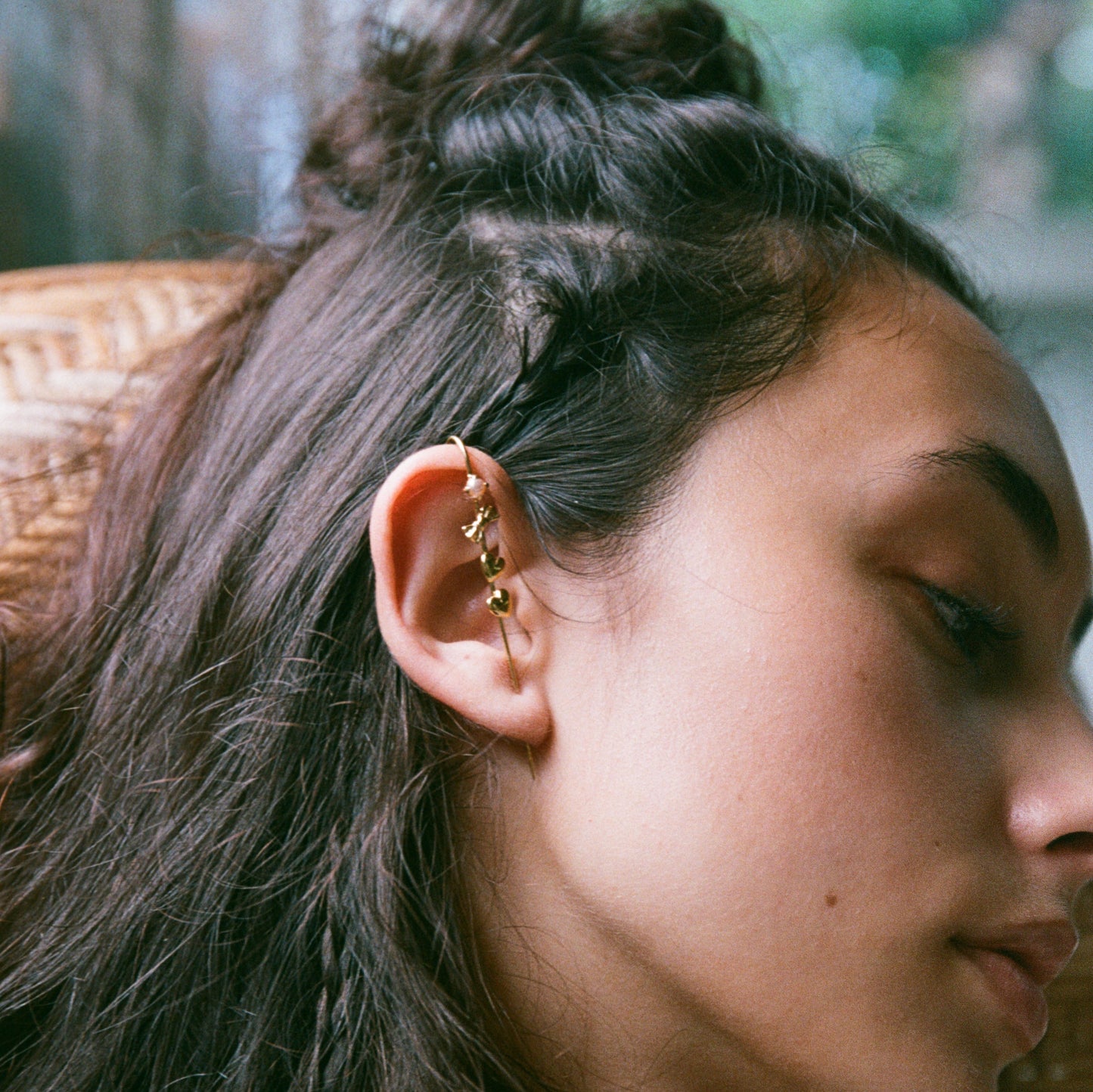 Kawaii Ear Pin Jewel Rocks