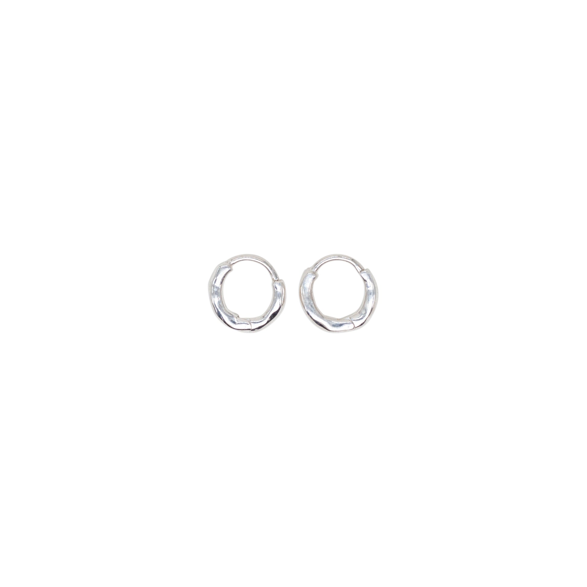 Claw Hoops Silver Earrings - Jewel Rocks