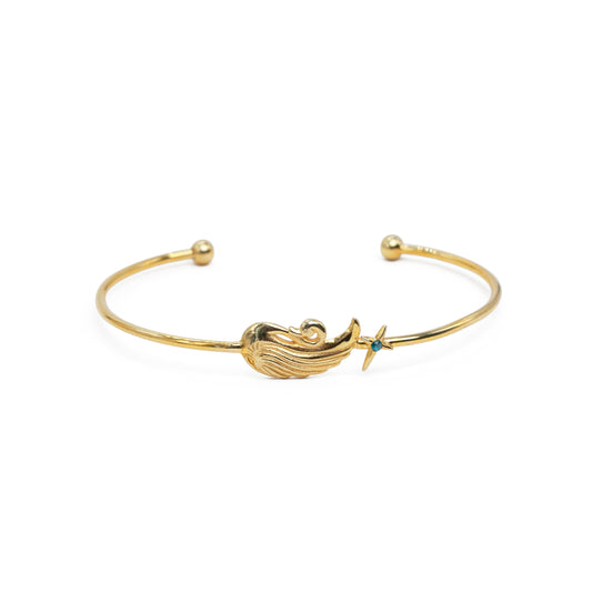 Cosmic Swan Cuff - Jewel Rocks