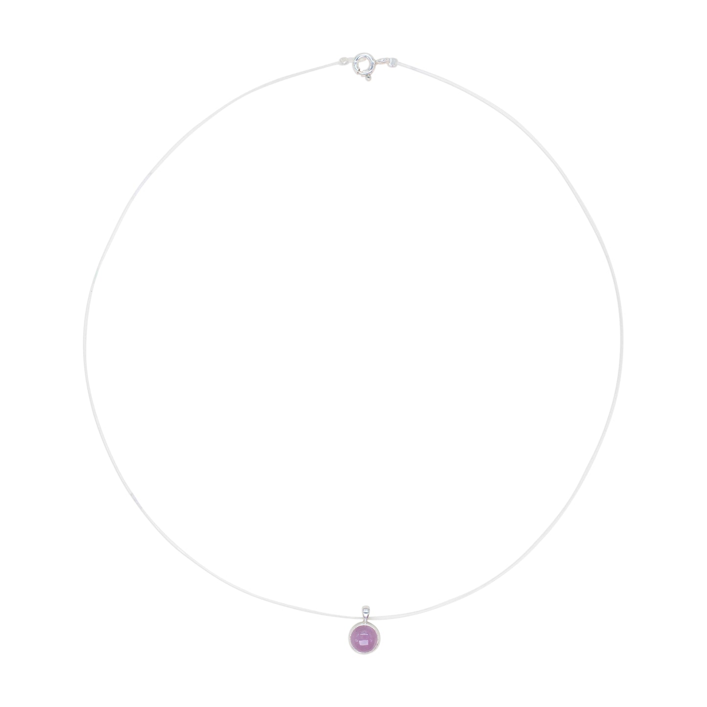 Invisible Kunzite Necklace Jewel Rocks