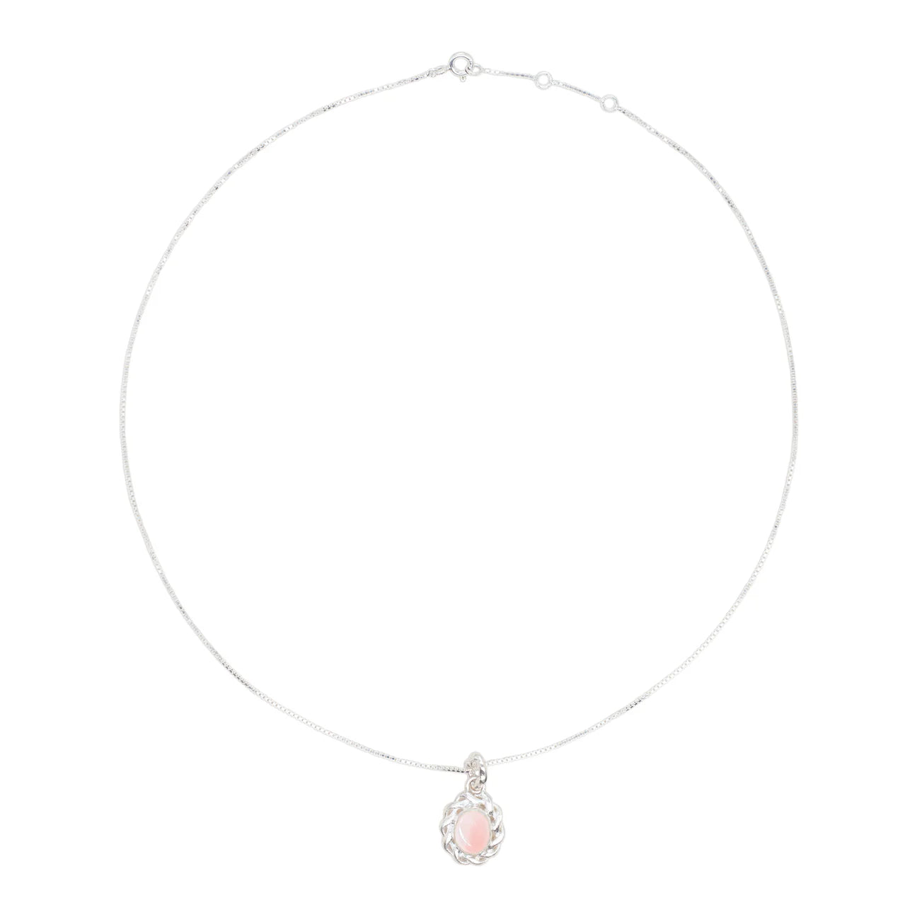 May Chain Rose quartz Jewel Rocks