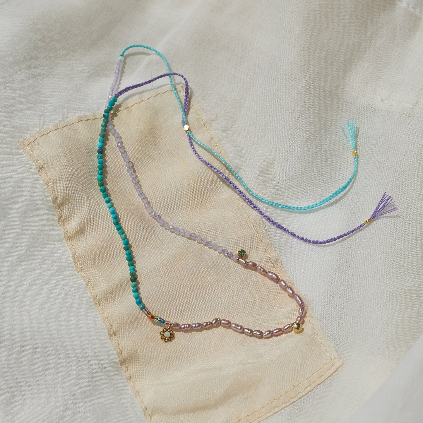 Viola Necklace Jewel Rocks
