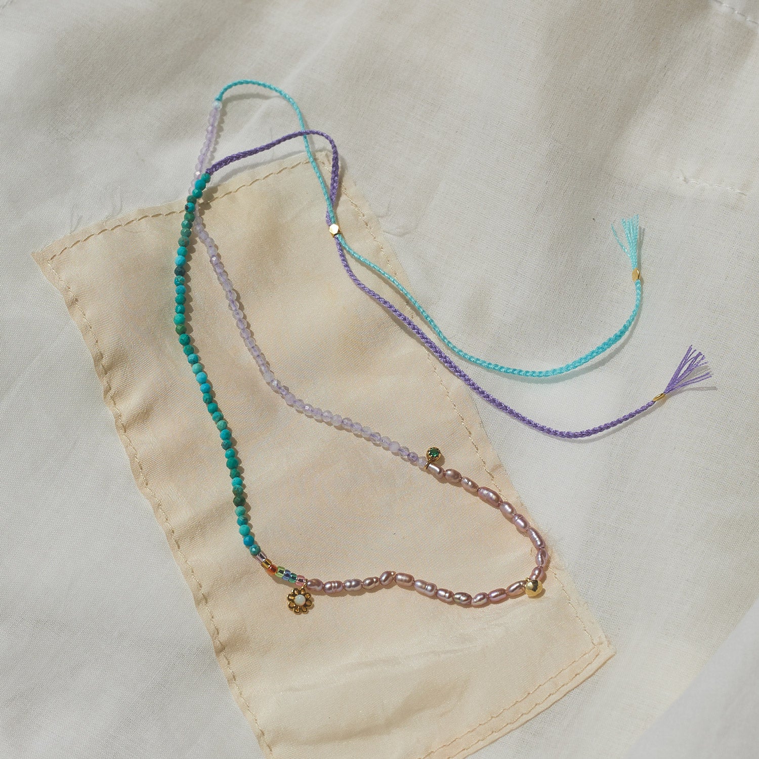Viola Necklace Jewel Rocks