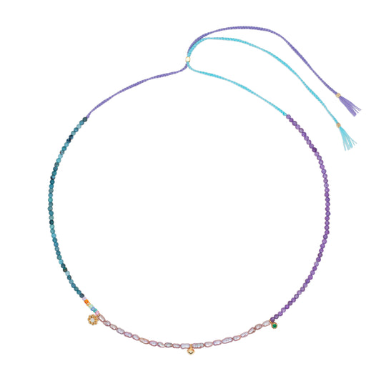 Viola Necklace Jewel Rocks