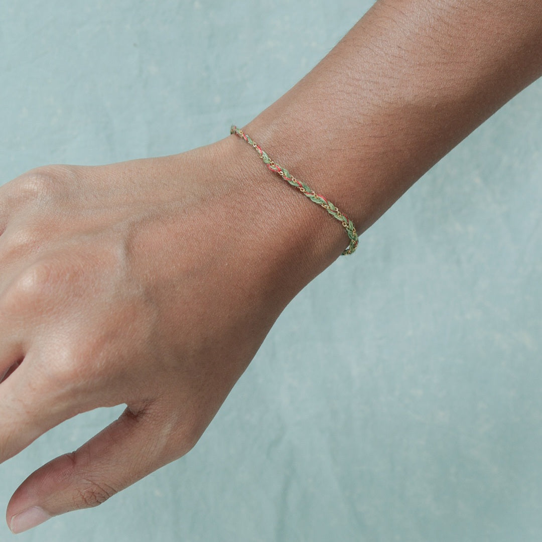 Borrelly Bracelet Green Mix